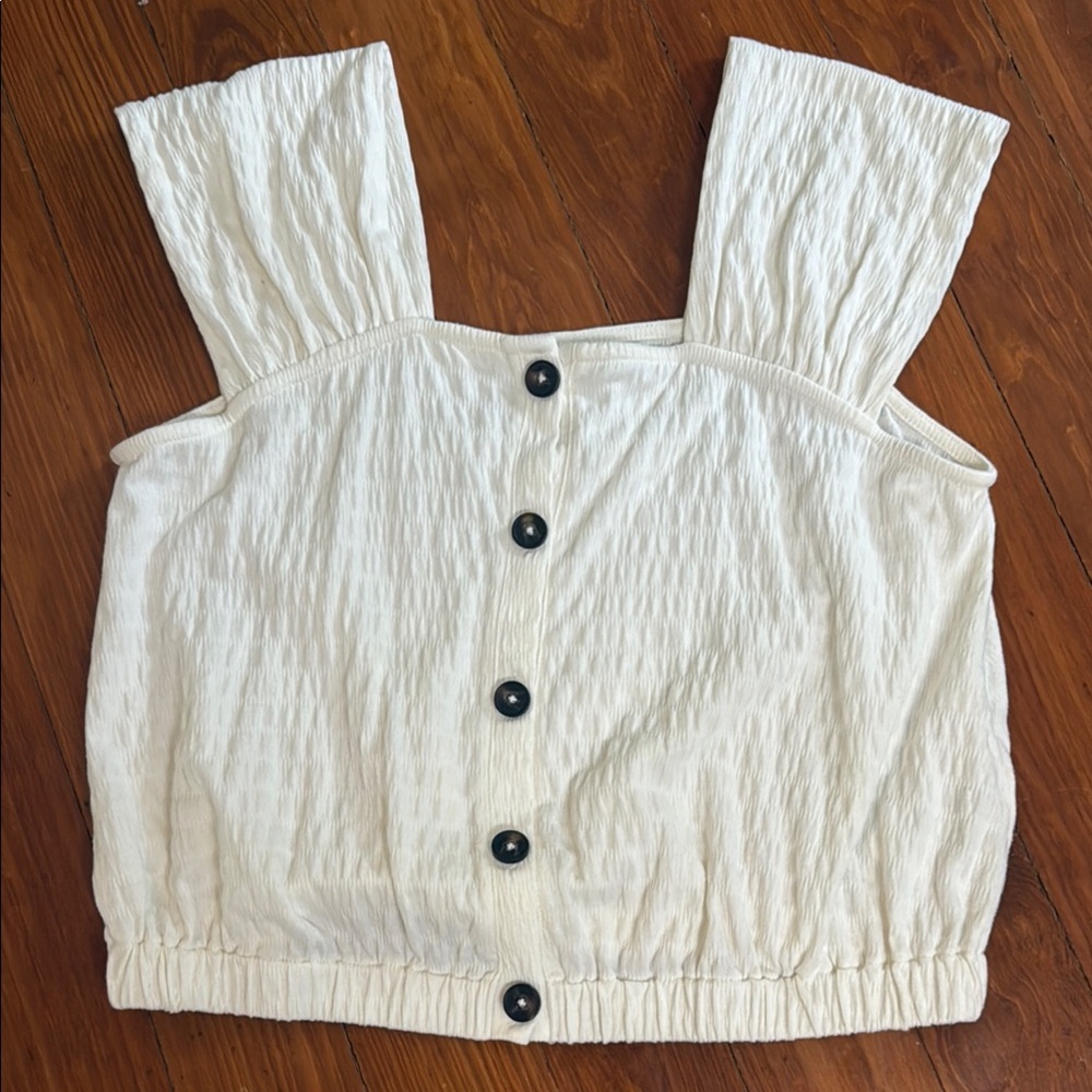 Madewell cream sleeveless tank - Picture 2 of 7